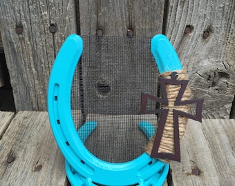 Horse Girl Gifts, Earring Display, Earring Holder, Earring Organizer, Jewelry Holder, Horseshoe Art, Horseshoe Decor, Farm Girl Gifts