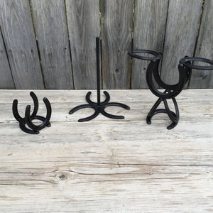 Horseshoe Kitchen Set - Wine Rack - Paper Towel Holder -  Napkin Holder - Horseshoe Decor-Horseshoe Art-Kitchen Appliance-Country Kitchen