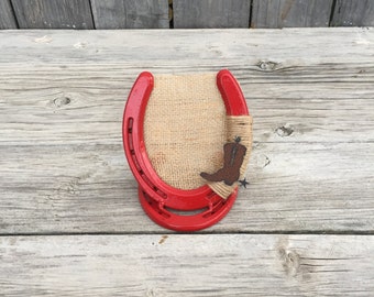 Earring Holder, Jewelry Display, Rustic Earring Holder, Horseshoe Decor, Horseshoe Art,  Horse Girl Gifts, Christmas Gift - Jewelry Tree