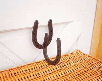 Hooks, Curtain Rod Holder, Coat Hooks, Horseshoe Decor, Horseshoe Art, Tack Hooks, Horseshoe Hooks - 1 Hook - Curtain Tie Back Hook