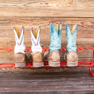 Horseshoe Boot Rack - Boot Rack - Holds 3 pairs - Horseshoe Decor - Horseshoe Art - Red Boot Rack - Boot Storage - Boot Organizer - Gift
