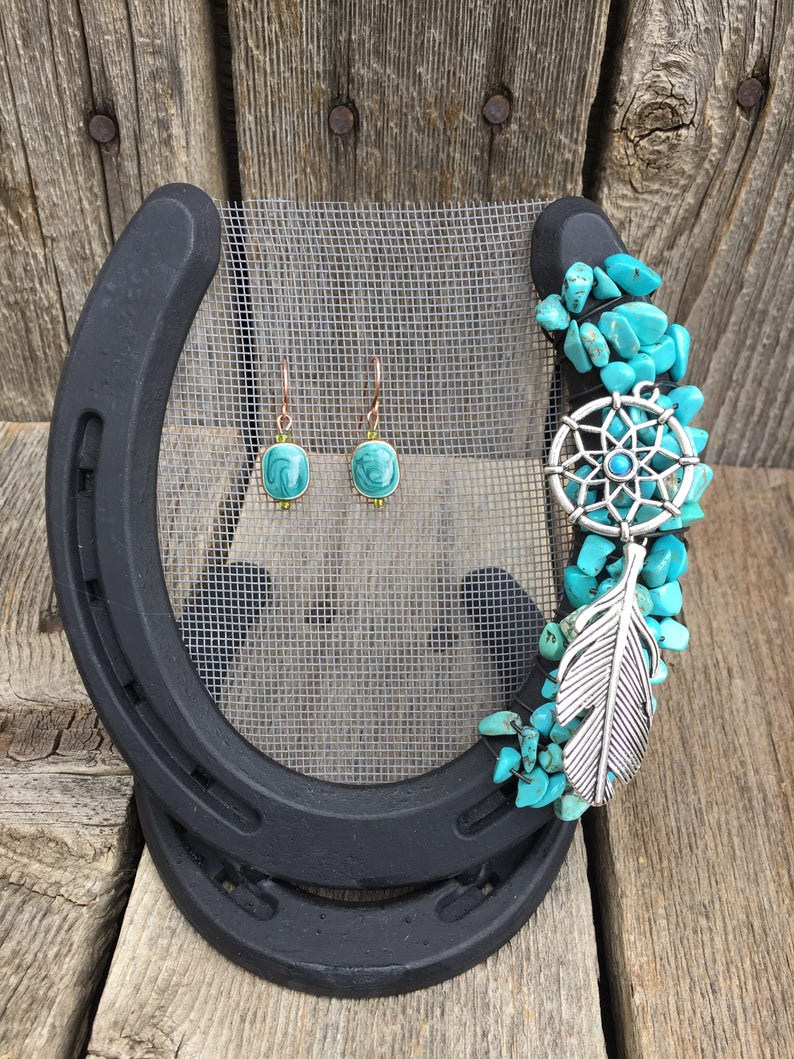 Earring Holder Horseshoe Earring Holder Earring Display Etsy