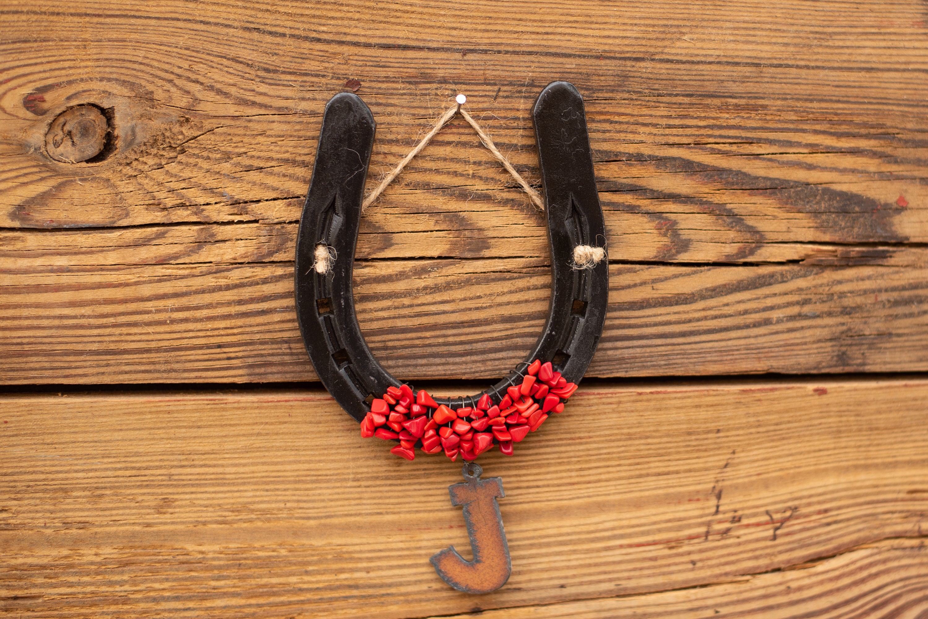 Decorazione Da Parete In Macramè Con Ferro Di Cavallo, Arredamento Rustico Bohémien Equestre, Regalo Per Amanti Dei Cavalli