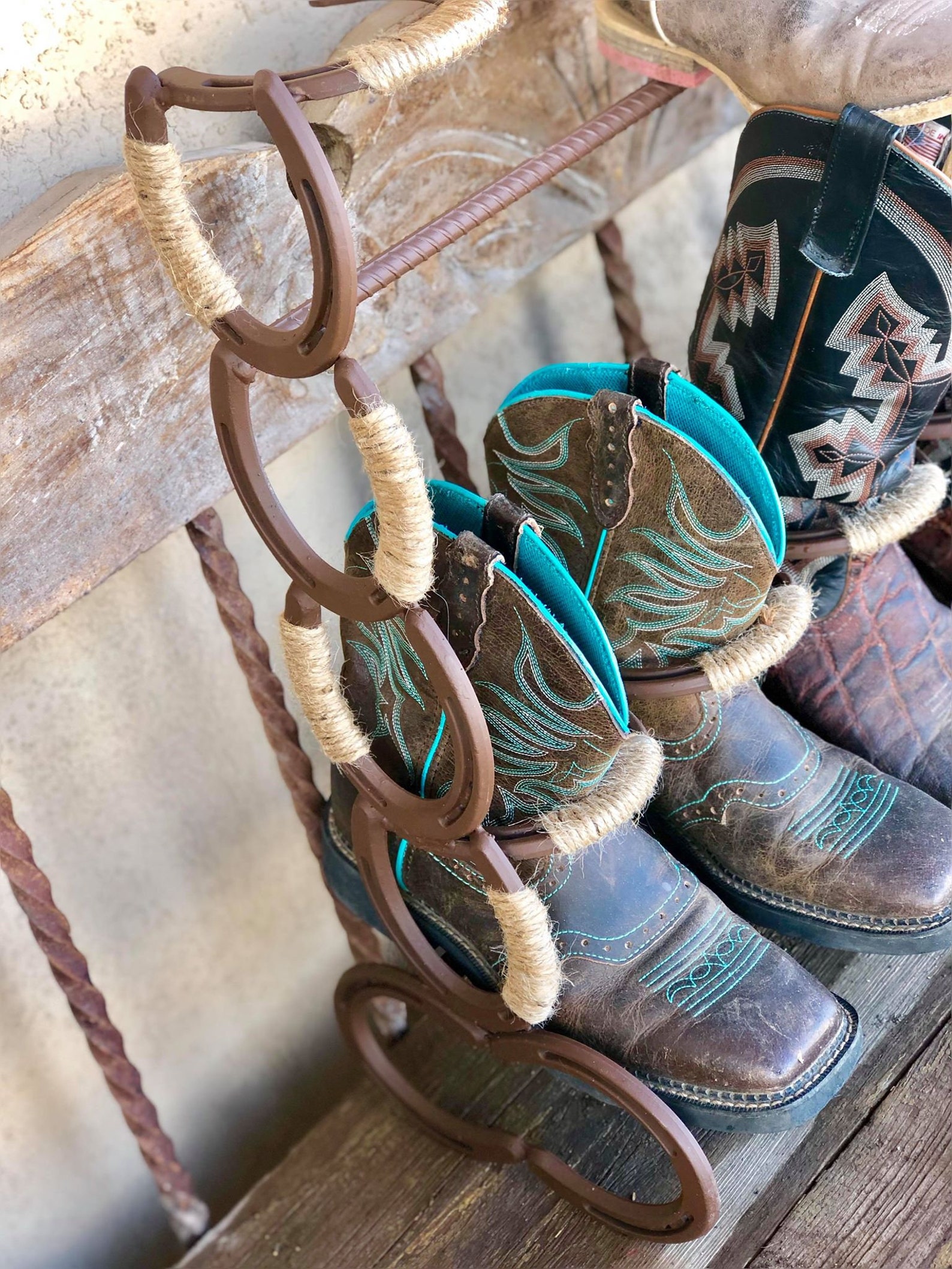 Boot Rack Boot Storage Horseshoe Boot Rack Boot - Etsy