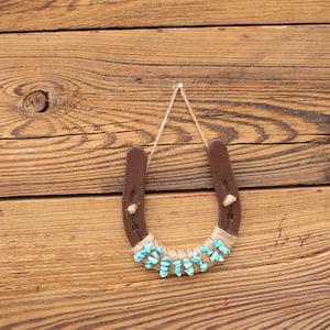 Lucky Horseshoe House Warming Gift, Used Authentic Horseshoe, Horseshoe Decor, Gift for Horse lover, Good Luck Charm