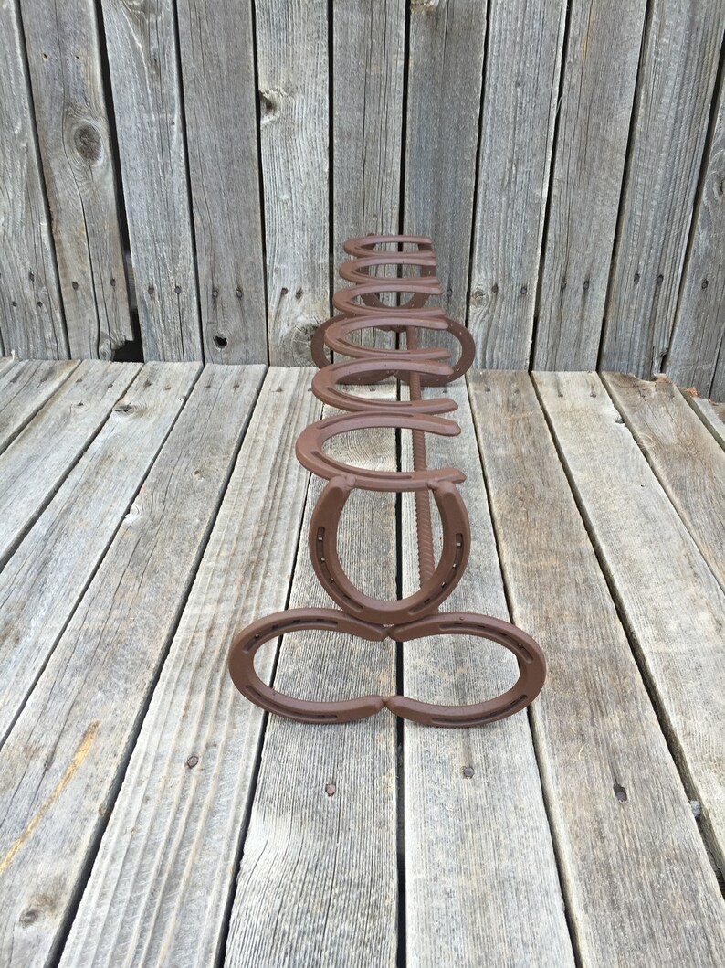 decorative western boot racks on Shoes Insoles Accessories Cowboy Boot Organizer Boot Rack Boot Storage Horseshoe Art Horseshoe Boot Rack Country Decor Country Chic Decor Horseshoe Decor