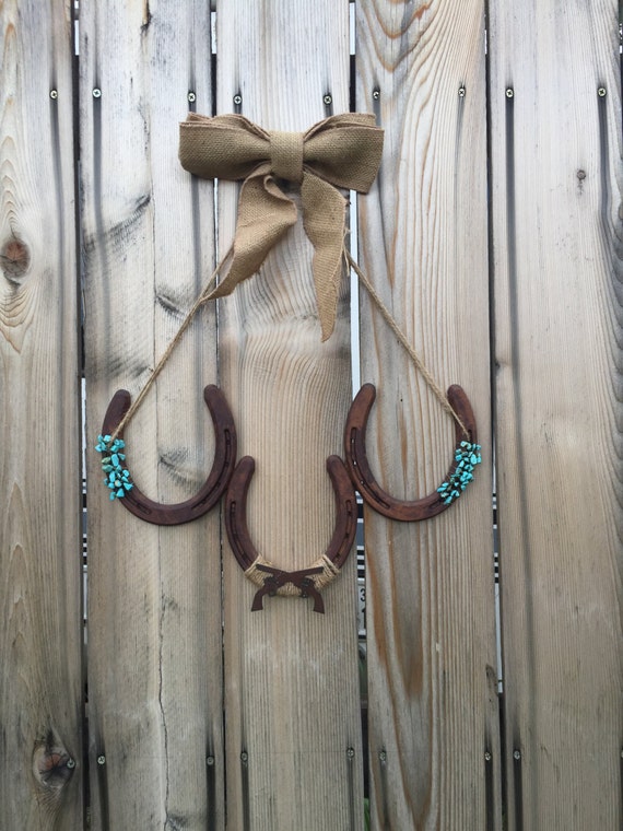 Horseshoe Wall Decor Horseshoe Art Horseshoe Wall Art Rustic Wall Art  Rustic Decor Country Decor Lucky Horseshoe Decor 