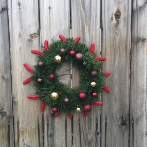 Horseshoe Wreath - Christmas Wreath - Horseshoe Door Hanger - Christmas Door Hanger - Door Hanger - Wreath -