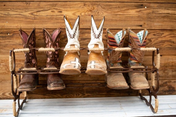 Boot Rack for Boot Storage - Boot Rack Organizer for Tall Boots, Cowboy  Boots, Rain Boots, Walking Boots, Sports Boots, Shoes & Sneakers. Boot  Storage