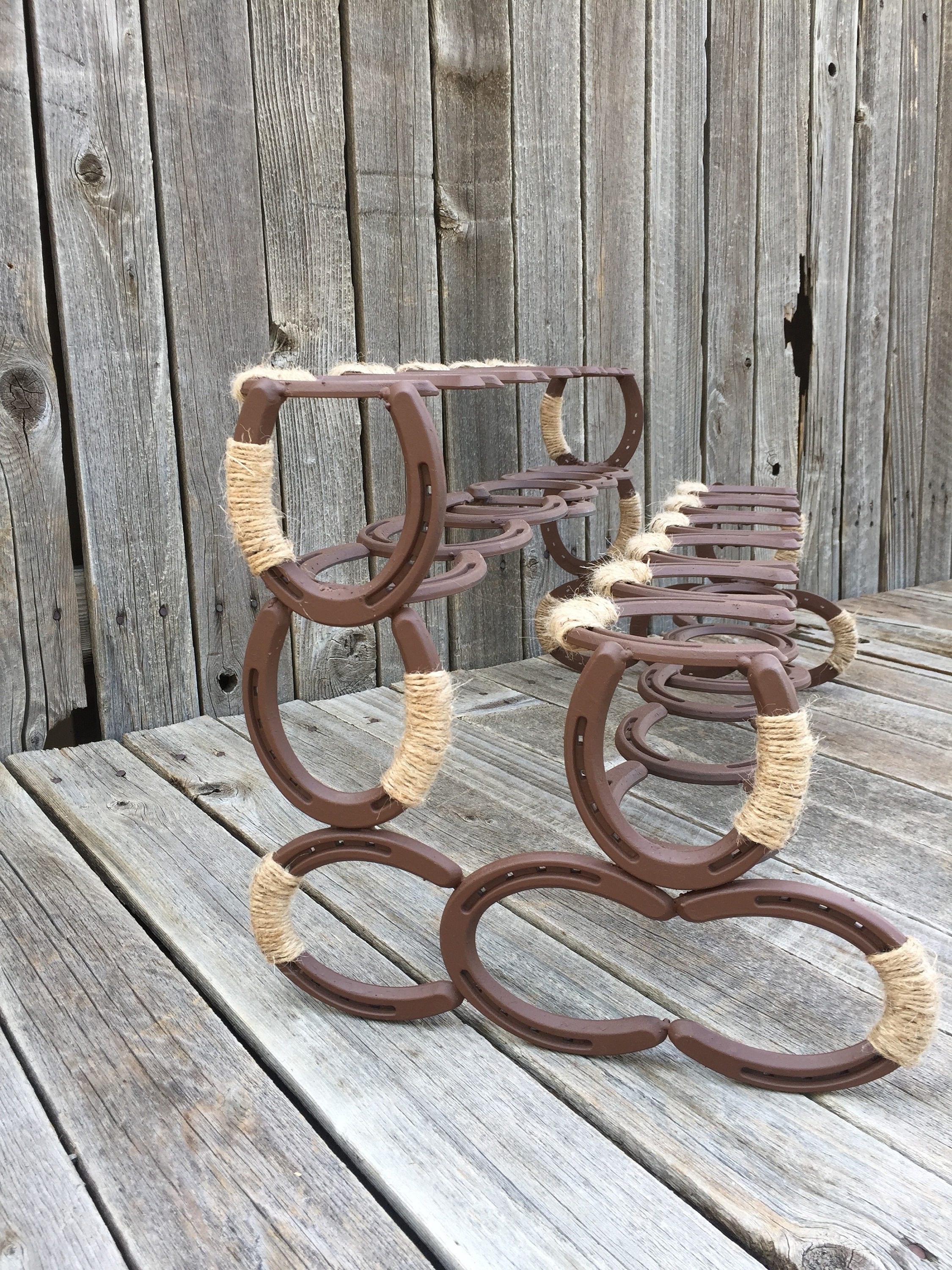 Horseshoe Boot Rack Boot Rack Southern Decor Horseshoe Art Etsy