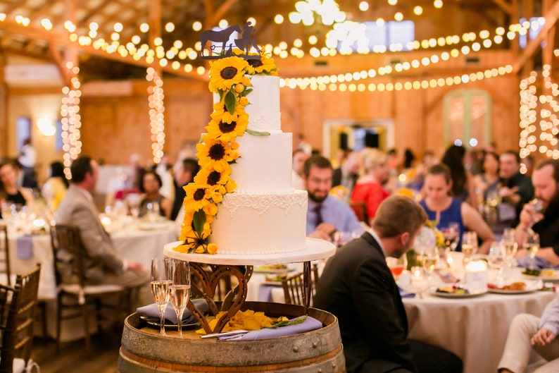 Rose Gold Horseshoe Wedding Cake Stand Rose Gold Wedding Cake Etsy