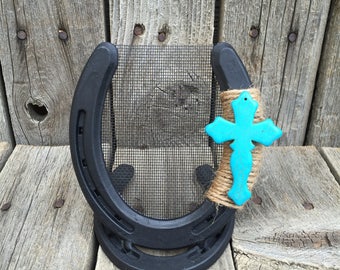 Earring Holder, Earring Display, Earring Organizer, Horseshoe Art, Horseshoe Decor, Jewelry Holder, Jewelry Display, Country Girl Gifts
