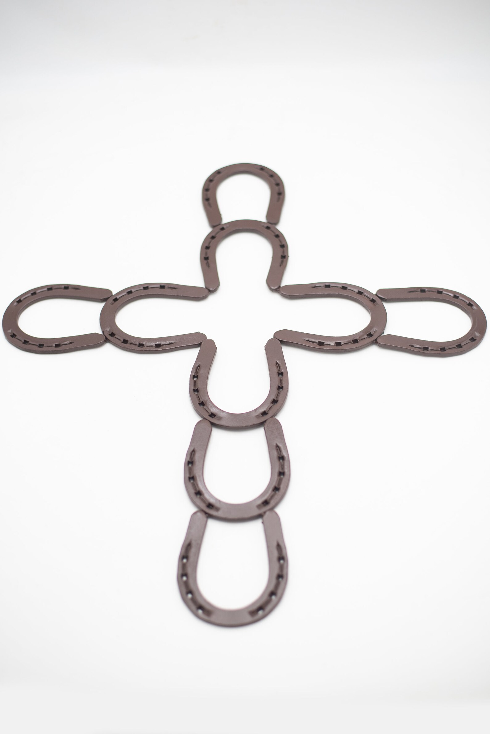 Rustic Horseshoe Cross Horseshoe Art Horseshoe Decor Cross Etsy