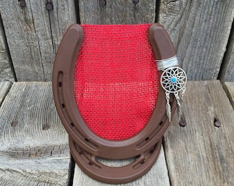 Horseshoe Earring Holder, Earring Holder, Horseshoe Decor, Earring Display, Jewelry Holder,Jewelry Display, Horseshoe Art, Country Girl Gift