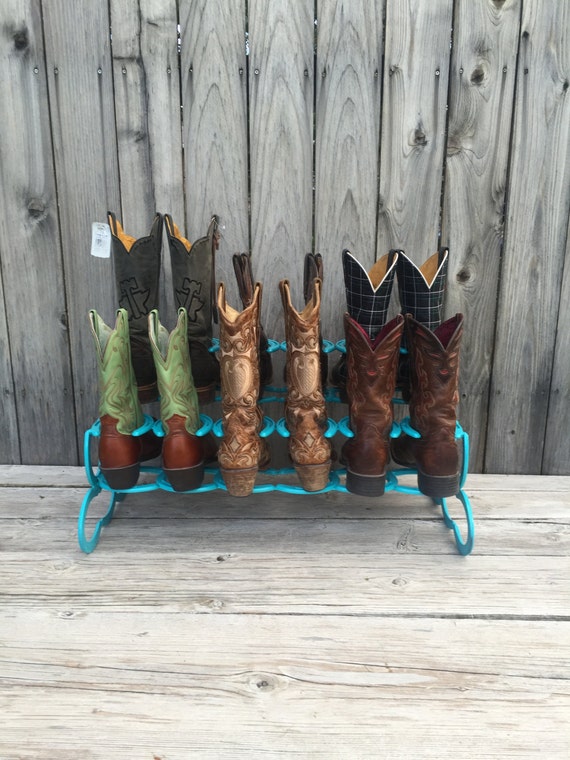 Horseshoe Boot Rack Boot Rack Six Pairs of Boots Horseshoe Art