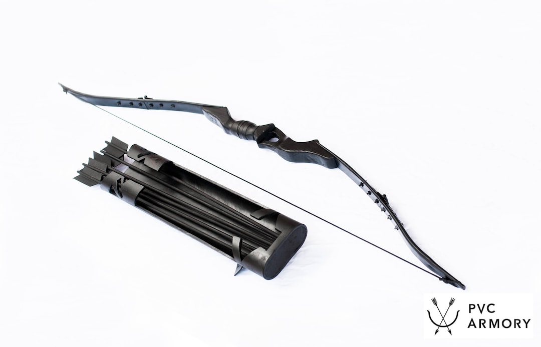 Avengers Hawkeye Bow and Quiver Set Fully Functional With Prop Arrows