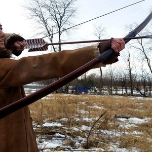 7 Ft Prop Longbow PVC Pipe Bow, Bard&#39;s Bow Replica with Deluxe Finish