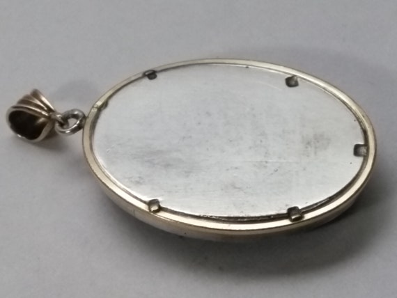 Solid Australian Black Andamooka Matrix Opal Pend… - image 8