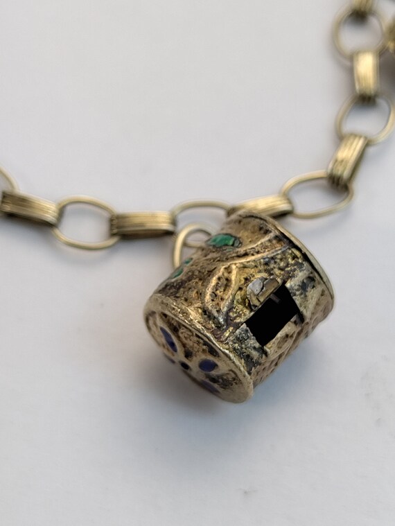 Rare Early Vintage Portuguese Filigree Etruscan E… - image 5