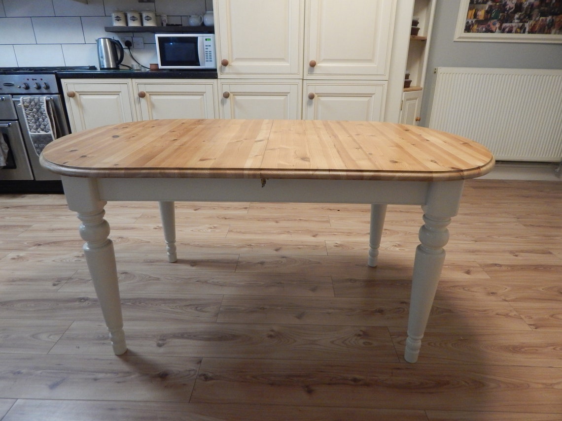 Ducal Vintage Pine Farmhouse extending Kitchen table / Dining Etsy
