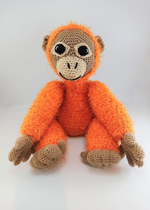 Cuddly Big Soft Plush Orangutan Stuffed Animals Toy Body Pillow Cushion Doll, Gorilla Plushie Toys Best Birthday Christmas Fiesta Great Gif 並行輸入品