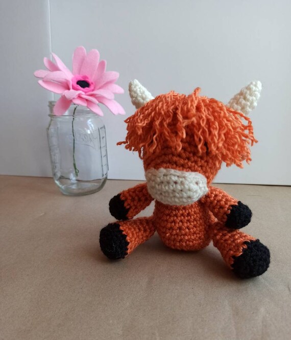 baby highland cow stuffed animal