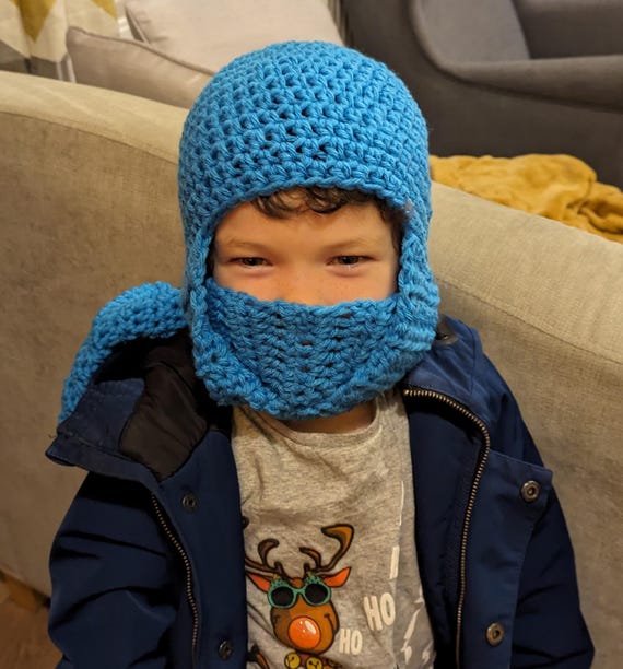 Ninja Hat, Winter Novelty Crochet Hat, Toddler, Child and Adult