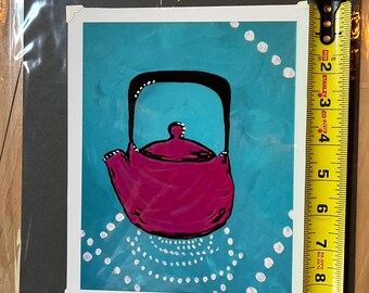 Teapot Painting Print