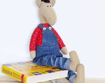 Joseph the Horse PDF soft toy sewing pattern, softie, plushie, animal pattern