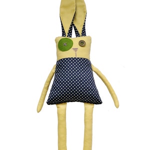 Ricky the Bunny PDF soft toy sewing pattern tutorial rabbit pattern bunny pattern