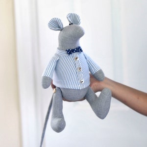 Mr Ratatouille mouse rat PDF soft toy sewing pattern plushie softie