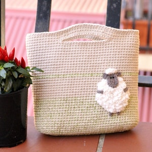 Bag for little princess PDF crochet pattern girl bag pattern