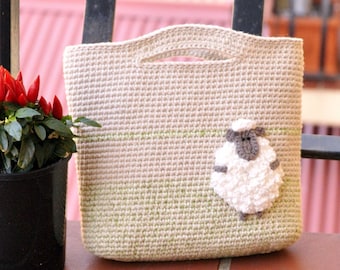 Bag for little princess PDF crochet pattern girl bag pattern