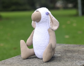 Dolly the Sheep PDF soft toy sewing pattern plushie softie