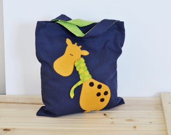 Tote Bag, Library, Grocery, Music, Market Bag PDF sewing pattern+Applique