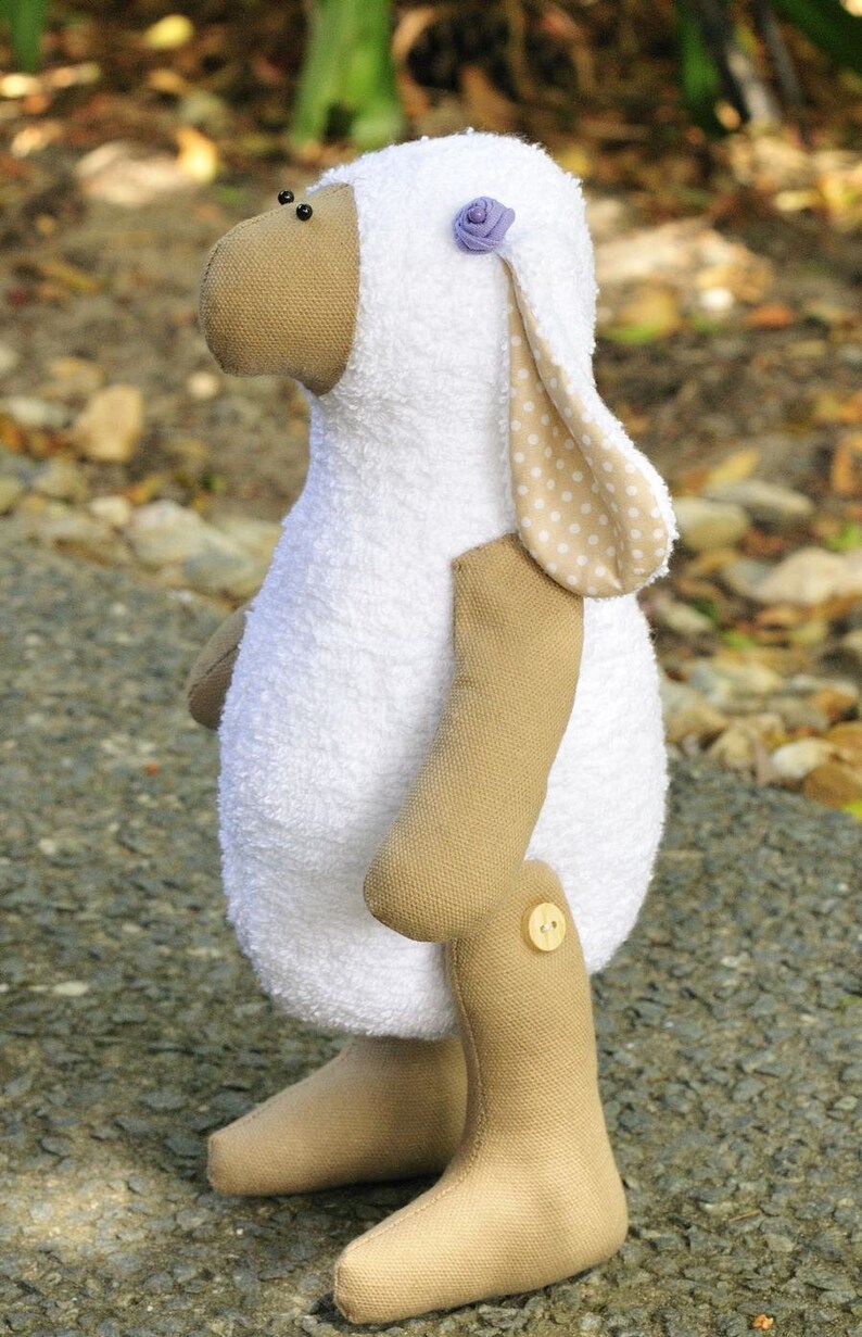 Dolly the Sheep PDF Soft Toy Sewing Pattern Plushie Softie Etsy