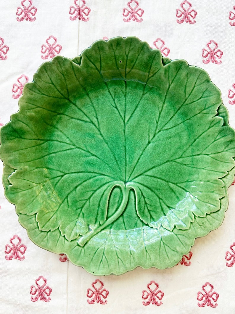 Pair of Green Wedgwood Cabbage Plates Etsy