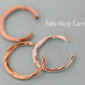 Fake Septum Ring, Faux Septum Ring, Septum Ring, Septum Cuff, Clip On Septum Ring, Septum hoop