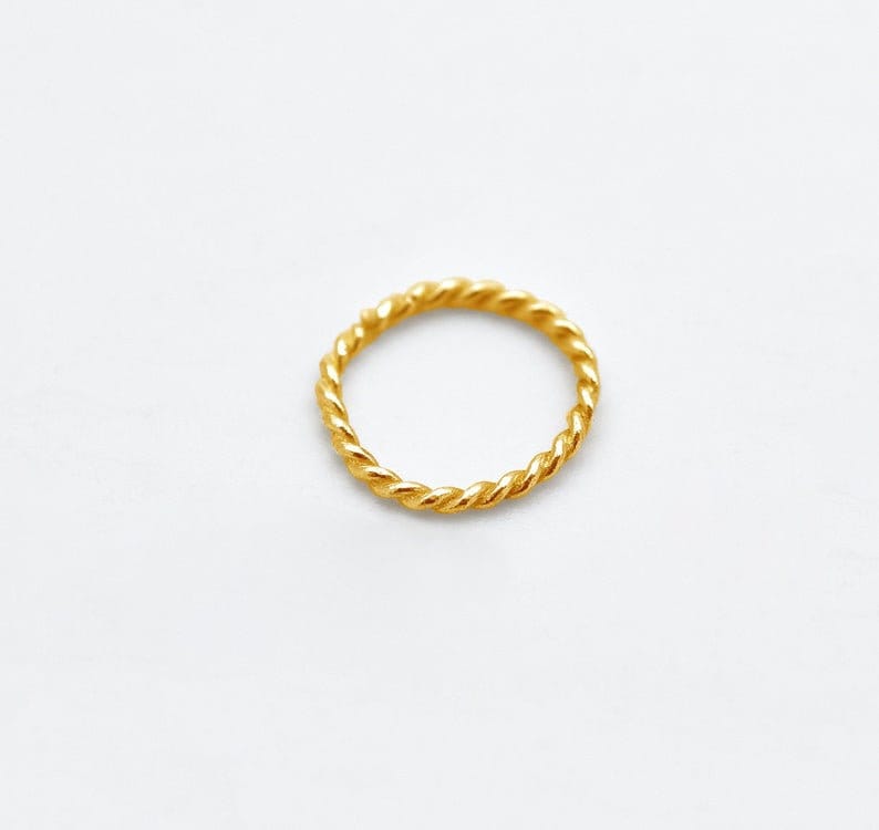 solid gold nose hoop
