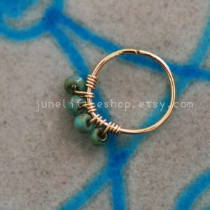Helix Earring, Helix Ring, beaded Helix Ring, Helix Hoop, cartilage earring, Helix Piercing, Cartilage Hoop, helix jewelry, piercing Helix