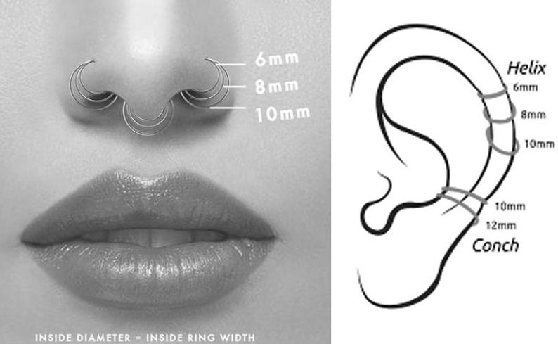 Orecchino a cerchio con perline placcate in oro – Gioiello minimalista per piercing all'elice immagine 11