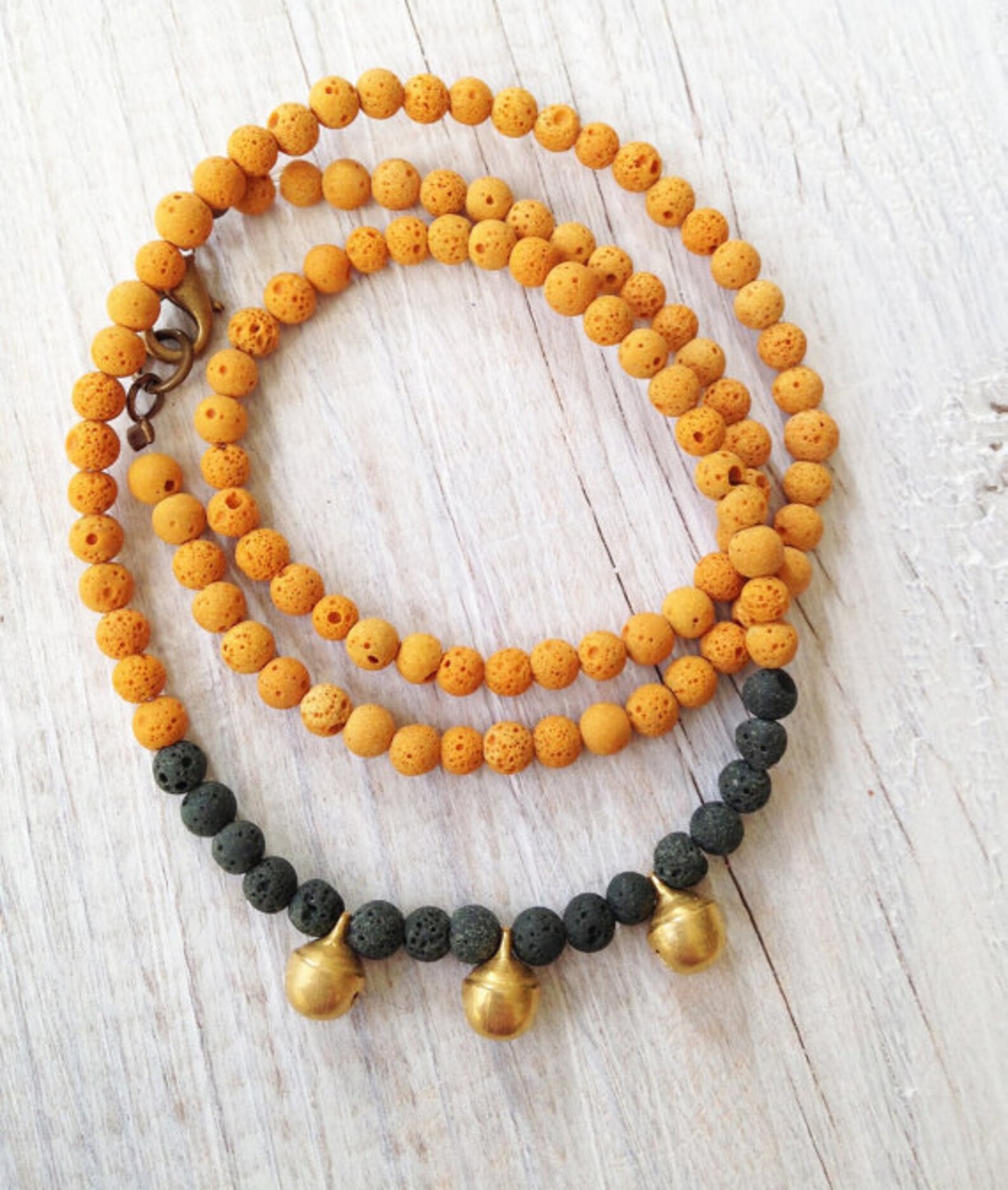 Gold Necklace Statement Necklace Fine Jewelry Mustard Yellow Etsy