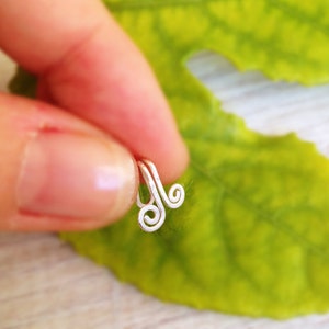 Non Pierced Nose, gold ear cuff, silver ear cuff, Nose cuff, fake nose cuff, tragus earring, silver ear cartilage, ear cuff no piercing