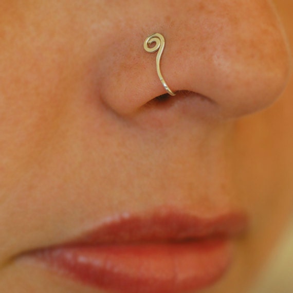 Buy QWALIT Fake Nose Ring Fake Septum Fake Nose Rings for Women Fake Nose  Piercing Fake Septum Ring Fake Septum Piercing Faux Nose Rings for Women Fake  Nose Ring Hoop Fake Lip