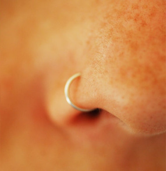 Fake clip 2024 on nose ring