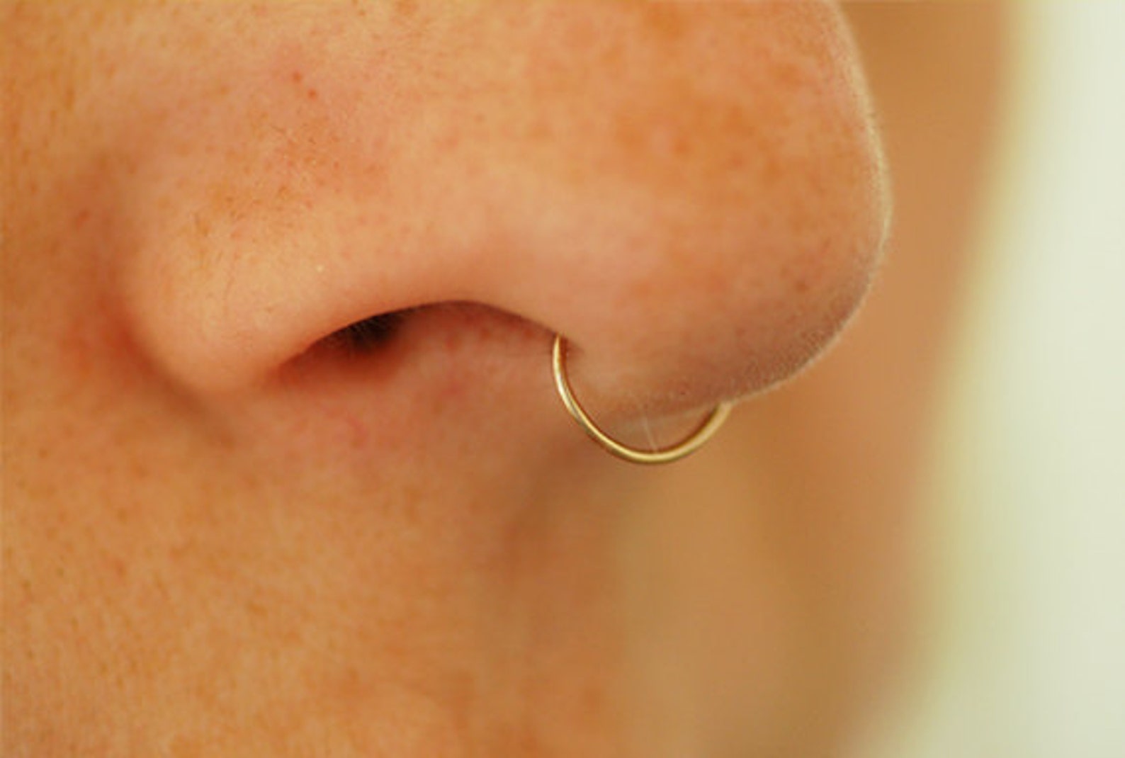 Septum Nose Ring Fake Nose Ring Non Pierced Nose Gold Non Etsy