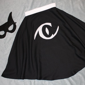 Catwoman Inspired Child Sized Cape and Mask