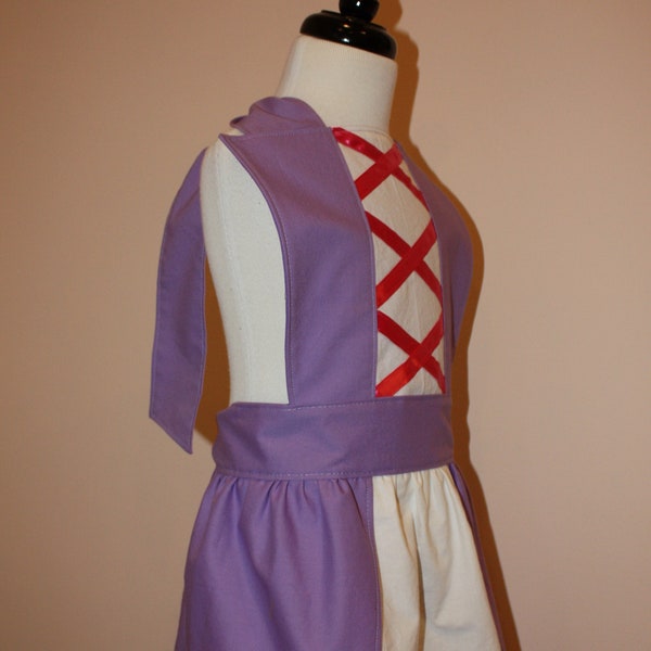 Tangled Rapunzel Apron Costume