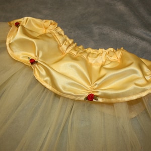 Disney's Beauty and the Beast Inspired Belle Tutu Skirt