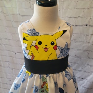 Vestido Rodado - Pikachu Fantasia cosplay egirl(142) no Shoptime